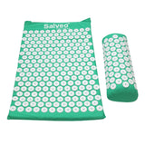 Salveo Acupressure Mat & Pillow Set Green inc Bag