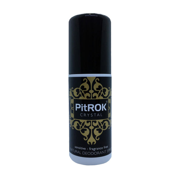 PitROK Crystal Natural Deodorant Spray 100ml Fragrance Free For Sensitive Skin