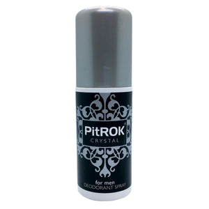 PitROK Crystal Natural Deodorant Spray For Men 100ml Fragranced Sensitive Skin