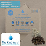 The Kind Wash Natural Indian Soap Nuts 200g + 2 Wash Bags