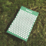 Salveo Acupressure Mat & Pillow Set Green inc Bag