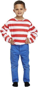 Henbrandt Striped Jumper Red/White Costume 7-9 Years
