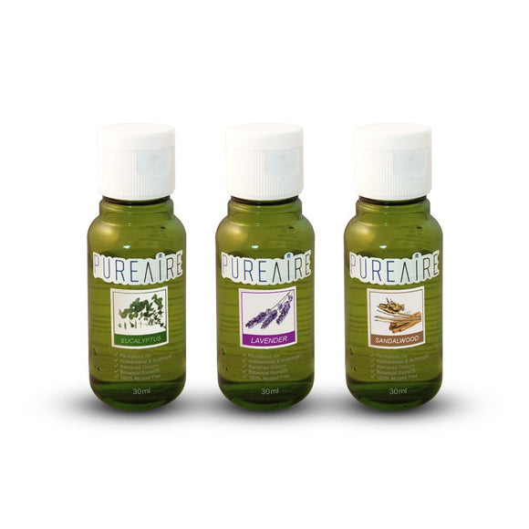 PureAire Autumn Selection Pack (Eucalyptus, Sandalwood, Lavender)