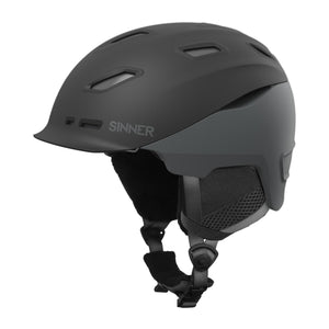 Sinner Moonstone Ski Helmet Matte Black/Grey Adult Unisex X Large (62)