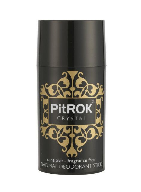PitROK Crystal Natural Deodorant Stick 100g For Sensitive Skin & Fragrance Free
