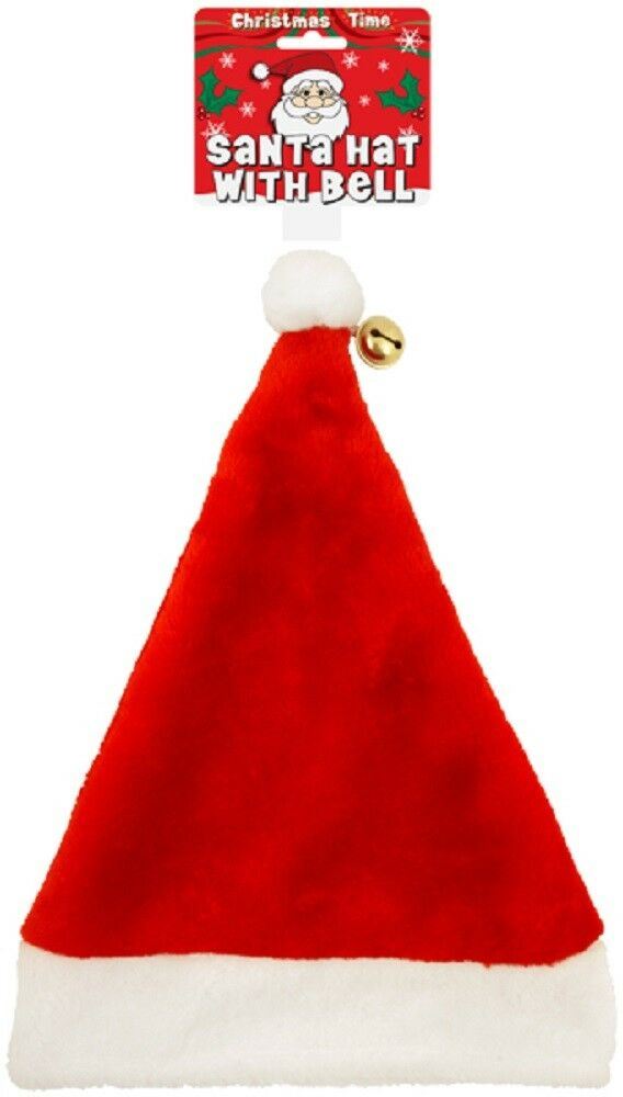 Henbrandt Santa Christmas Hat With Bell