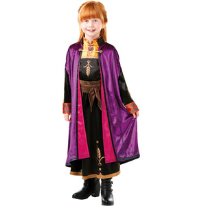 Frozen Anna Frozen 2 Deluxe Costume Childrens 3-4 Years