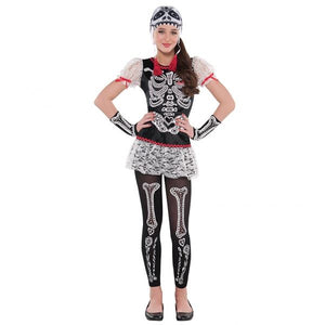 Amscan Sassy Skeleton Costume Child 8-10 Years