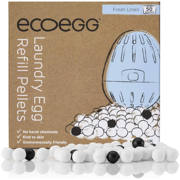 Ecoegg Laundry Egg Refill Pellets Fresh Linen 50 Washes